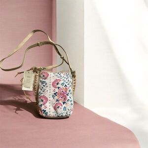 Floral Patterned Crossbody Bag